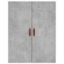 Aparador alto madera contrachapada gris hormigón 69,5x34x180 cm de , Aparadores - Ref: Foro24-3195767, Precio: 151,87 €, Desc...