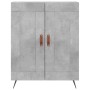 Aparador alto madera contrachapada gris hormigón 69,5x34x180 cm de , Aparadores - Ref: Foro24-3195767, Precio: 151,87 €, Desc...