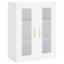 Hoher Schrank aus weißem Sperrholz 69,5x34x180 cm von , Sideboards - Ref: Foro24-3198321, Preis: 168,11 €, Rabatt: %