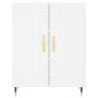 Hoher Schrank aus weißem Sperrholz 69,5x34x180 cm von , Sideboards - Ref: Foro24-3198321, Preis: 168,11 €, Rabatt: %
