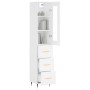 Hoher Schrank aus weißem Sperrholz, 34,5x34x180 cm. von , Sideboards - Ref: Foro24-3199217, Preis: 115,18 €, Rabatt: %