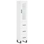 Hoher Schrank aus weißem Sperrholz, 34,5x34x180 cm. von , Sideboards - Ref: Foro24-3199257, Preis: 123,48 €, Rabatt: %