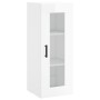 Hoher Schrank aus glänzend weißem Sperrholz 34,5x34x180 cm. von , Sideboards - Ref: Foro24-3199243, Preis: 136,44 €, Rabatt: %