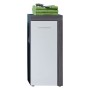 Trendteam Armario de almacenaje Miami blanco y plata ahumado de , Tocadores de baño - Ref: Foro24-445400, Precio: 53,57 €, De...