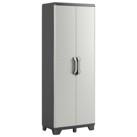 Keter Gear black and grey multi-purpose storage cabinet 182 cm by , Lockers and storage cabinets - Ref: Foro24-46638, Price: ...