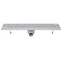 Lineare Duschablauf 2 Stück gebogen 630x140 mm Edelstahl von , Abflüsse - Ref: Foro24-275960, Preis: 81,24 €, Rabatt: %