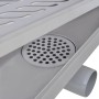 Lineare Duschablauf 2 Stück gebogen 630x140 mm Edelstahl von , Abflüsse - Ref: Foro24-275960, Preis: 81,24 €, Rabatt: %