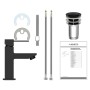 EISL CALVINO matte black single lever basin mixer by , Faucets - Ref: Foro24-446488, Price: 83,70 €, Discount: %