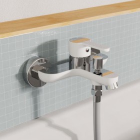 EISL DIZIANI chrome white single lever bathroom faucet by , Faucets - Ref: Foro24-446483, Price: 68,28 €, Discount: %