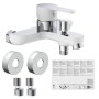 EISL Einhebel-Waschtischmischer DIZIANI verchromt weiß von , Wasserhähne - Ref: Foro24-446483, Preis: 68,28 €, Rabatt: %