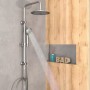 EISL Chrome Screwing or Sticking Shower Set by , shower heads - Ref: Foro24-446506, Price: 79,73 €, Discount: %