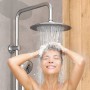 EISL Chrome Screwing or Sticking Shower Set by , shower heads - Ref: Foro24-446506, Price: 79,73 €, Discount: %