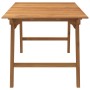 Solid acacia wood garden table 150x90x75 cm by , Garden tables - Ref: Foro24-363310, Price: 185,12 €, Discount: %
