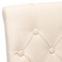 Dining chairs 4 units, cream-colored fabric by , dining chairs - Ref: Foro24-336860, Price: 242,08 €, Discount: %