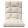 Faltbarer Bodenstuhl aus cremefarbenem Stoff von , Bodenstühle - Ref: Foro24-336586, Preis: 73,74 €, Rabatt: %