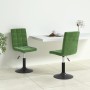 Drehstühle für Esszimmer, 2 Stück, dunkelgrüner Samt von , Essstühle - Ref: Foro24-335744, Preis: 116,26 €, Rabatt: %