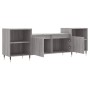 TV-Möbel aus grauem Sonoma-Sperrholz, 160x35x55 cm. von , TV-Möbel - Ref: Foro24-831338, Preis: 93,21 €, Rabatt: %