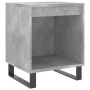 Mesita de noche madera de ingeniería gris hormigón 40x35x50 cm de , Mesitas de noche - Ref: Foro24-830740, Precio: 31,94 €, D...