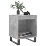 Mesita de noche madera de ingeniería gris hormigón 40x35x50 cm de , Mesitas de noche - Ref: Foro24-830740, Precio: 31,94 €, D...