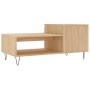 Mesa de centro madera contrachapada roble Sonoma 100x50x45 cm de , Mesas de centro - Ref: Foro24-830831, Precio: 46,59 €, Des...