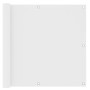 Toldo para balcón tela oxford blanco 90x400 cm