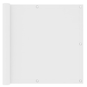 Toldo para balcón tela oxford blanco 90x400 cm
