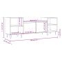 TV-Möbel aus grauem Beton-Sperrholz, 160x35x55 cm. von , TV-Möbel - Ref: Foro24-831344, Preis: 82,47 €, Rabatt: %
