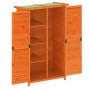 Gartengeräte-Schuppen aus braunem Kiefernholz, 83x57x140 cm. von , Schuppen - Ref: Foro24-172240, Preis: 185,02 €, Rabatt: %