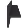 Wall shelf 4 pcs plywood gray 80x11.5x18 cm by , Shelves and shelves - Ref: Foro24-807338, Price: 33,94 €, Discount: %