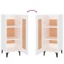 Engineered wood white sideboard 34.5x34x90 cm by , Sideboards - Ref: Foro24-812420, Price: 57,35 €, Discount: %