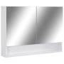 Badezimmerschrank mit Spiegel Weiß MDF 80x15x60 cm von vidaXL, Badezimmerwaschtische - Ref: Foro24-323604, Preis: 137,95 €, R...