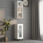 Wandschrank aus weißem Ingenieurholz 34,5x32,5x90 cm von , Regale und Regale - Ref: Foro24-812483, Preis: 40,85 €, Rabatt: %