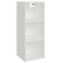 Wandschrank aus weißem Ingenieurholz 34,5x32,5x90 cm von , Regale und Regale - Ref: Foro24-812483, Preis: 40,85 €, Rabatt: %