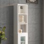 Wandschrank aus weißem Ingenieurholz 34,5x32,5x90 cm von , Regale und Regale - Ref: Foro24-812483, Preis: 40,85 €, Rabatt: %