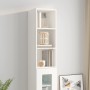 Wandschrank aus weißem Ingenieurholz 34,5x32,5x90 cm von , Regale und Regale - Ref: Foro24-812483, Preis: 40,85 €, Rabatt: %