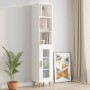 Wandschrank aus weißem Ingenieurholz 34,5x32,5x90 cm von , Regale und Regale - Ref: Foro24-812483, Preis: 40,85 €, Rabatt: %