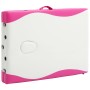 Folding massage table 3 zones white and pink wood by , massage tables - Ref: Foro24-110218, Price: 156,40 €, Discount: %