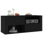Fernsehmöbel aus schwarzem Sperrholz 100x35x40 cm von , TV-Möbel - Ref: Foro24-823100, Preis: 71,61 €, Rabatt: %