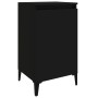 Mesita de noche madera contrachapada negro 40x35x70 cm de , Mesitas de noche - Ref: Foro24-819646, Precio: 48,76 €, Descuento: %