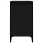 Mesita de noche madera contrachapada negro 40x35x70 cm de , Mesitas de noche - Ref: Foro24-819646, Precio: 48,76 €, Descuento: %