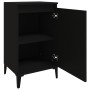 Mesita de noche madera contrachapada negro 40x35x70 cm de , Mesitas de noche - Ref: Foro24-819646, Precio: 48,76 €, Descuento: %