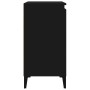 Mesita de noche madera contrachapada negro 40x35x70 cm de , Mesitas de noche - Ref: Foro24-819646, Precio: 48,76 €, Descuento: %