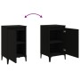 Mesita de noche madera contrachapada negro 40x35x70 cm de , Mesitas de noche - Ref: Foro24-819646, Precio: 48,76 €, Descuento: %