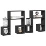 Wandregale 2 Stück Sperrholz grau 50x15x50 cm von , Regale und Regale - Ref: Foro24-807243, Preis: 32,57 €, Rabatt: %