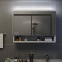 Badezimmerschrank mit Spiegel Weiß MDF 80x15x60 cm von vidaXL, Badezimmerwaschtische - Ref: Foro24-323604, Preis: 137,95 €, R...