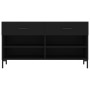 Engineered wood black shoemaker bench 102x35x55 cm by , Shoe racks and shoe organizers - Ref: Foro24-829741, Price: 79,41 €, ...