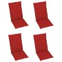 Sillas de jardín plegables 3 uds y cojines madera maciza acacia by vidaXL, Garden chairs - Ref: Foro24-3064095, Price: 263,40...