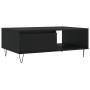 Engineered wood black coffee table 90x60x35 cm by , Coffee table - Ref: Foro24-827061, Price: 63,36 €, Discount: %