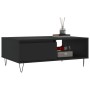 Engineered wood black coffee table 90x60x35 cm by , Coffee table - Ref: Foro24-827061, Price: 63,36 €, Discount: %