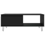 Engineered wood black coffee table 90x60x35 cm by , Coffee table - Ref: Foro24-827061, Price: 63,36 €, Discount: %